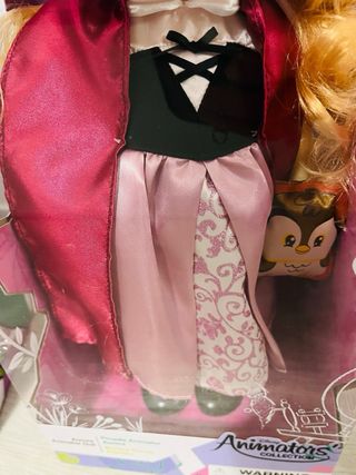 Nueva  Aurora Disney Animators Bella Durmien 39 cm