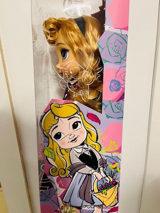 Nueva  Aurora Disney Animators Bella Durmien 39 cm