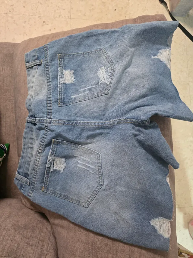 Shorts vaqueros rotos