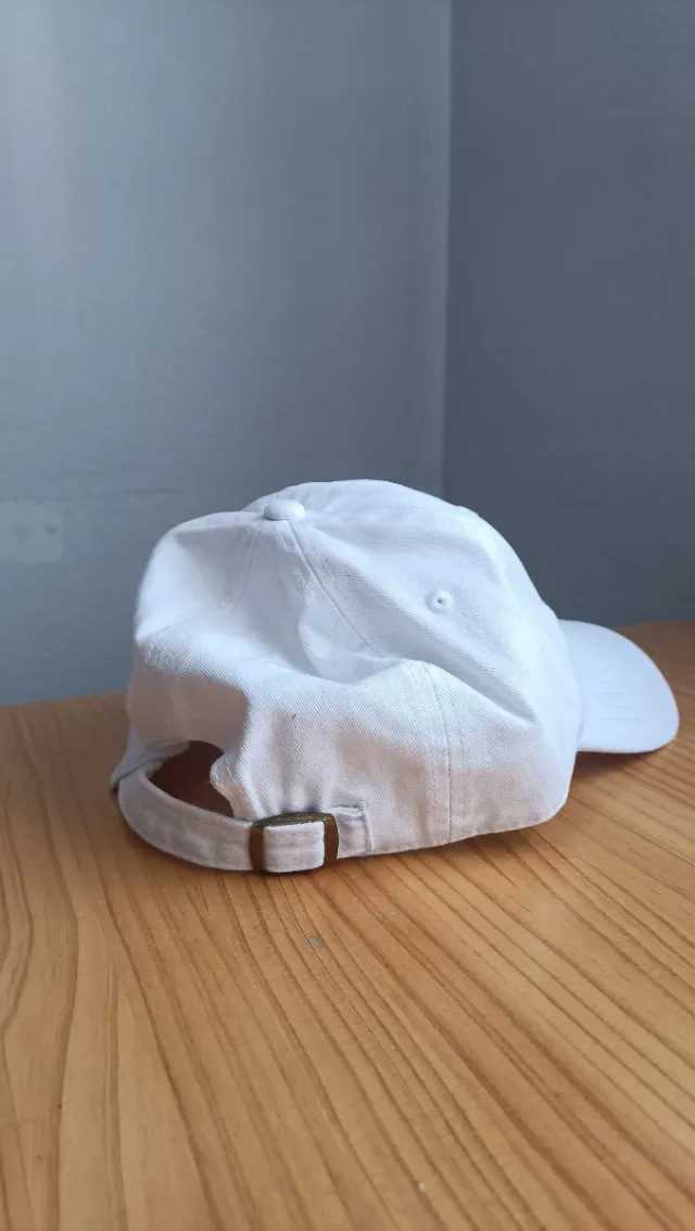 Gorra Carhartt Blanca Logo Amarillo Ajustable