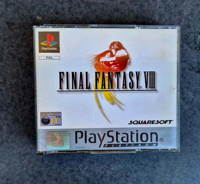 Final Fantasy VIII PS1 Platinum 4 Dischi