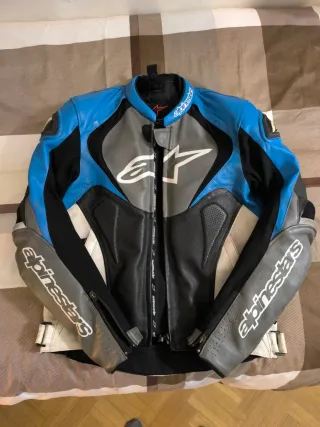 Chaqueta Moto Alpinestars Azul/Gris