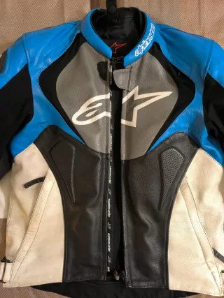 Chaqueta Moto Alpinestars Azul/Gris