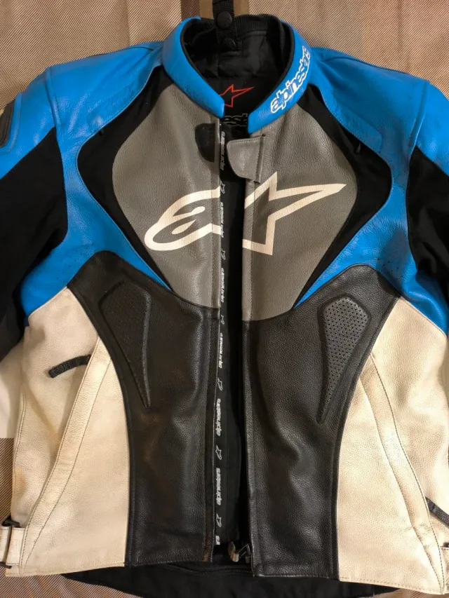 Chaqueta Moto Alpinestars Azul/Gris