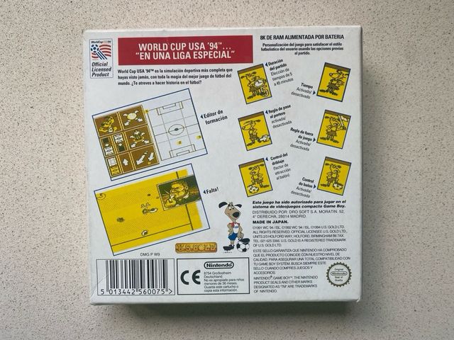 Gioco Game Boy World Cup USA 94