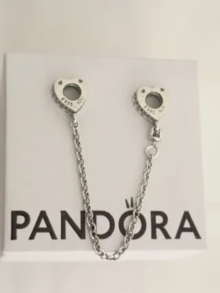 Charm Cadena de seguridad  Corazón Logo