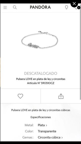 Pulsera Pandora