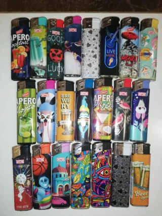 Collezione accendini Ciao e Prof