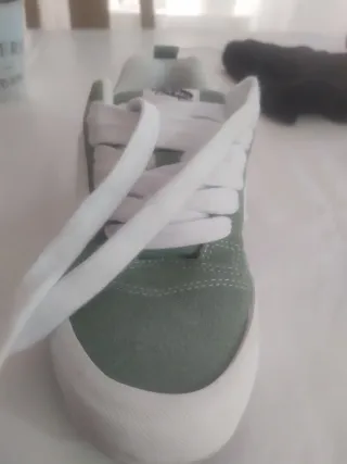 Zapatillas Vans Talla 40-41 Verde/Blanco