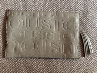 Bolso de mano Tous beige y dorado