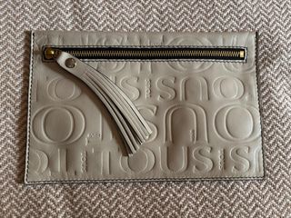 Bolso de mano Tous beige y dorado