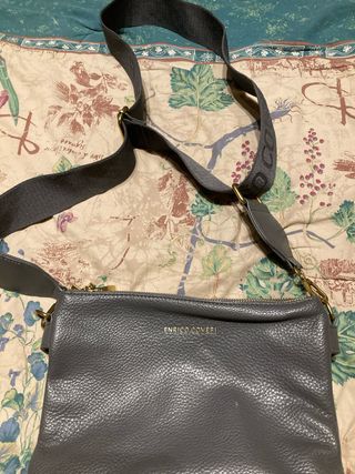 Borsetta Enrico Coveri Grigia con Tracolla