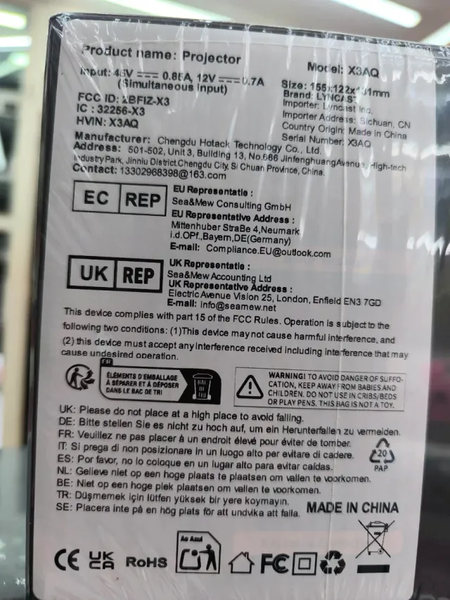 Proiettore portatile 1080p FHD HDMI