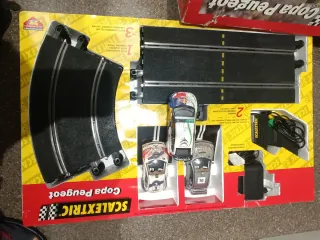 Scalextric Copa Peugeot + Pistas + Coche