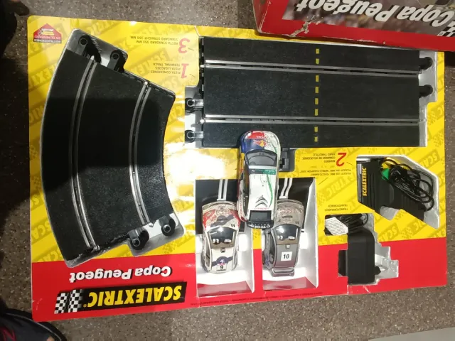 Scalextric Copa Peugeot + Pistas + Coche