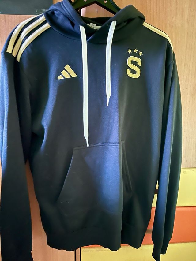 Sudadera Adidas Sparta Praga Negra y Dorada