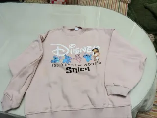Sudadera Disney Stitch 100 Años Niña Zara T.13-14.