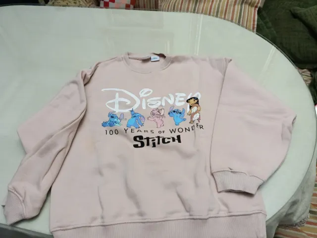 Sudadera Disney Stitch 100 Años Niña Zara T.13-14.