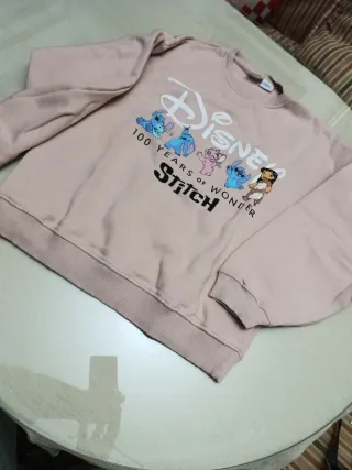 Sudadera Disney Stitch 100 Años Niña Zara T.13-14.