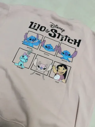 Sudadera Disney Stitch 100 Años Niña Zara T.13-14.