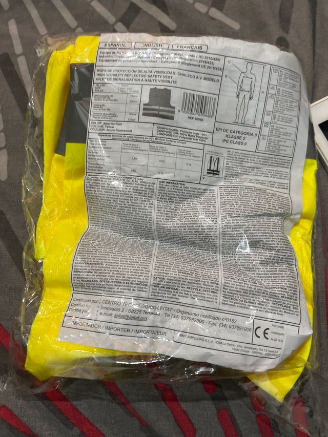 Chaleco reflectante alta visibilidad CAMPLLONG