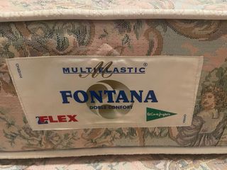 Cama doble con base y cabecero