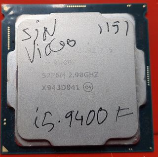 Procesador Intel i5-9400F SRF6M LGA 1151