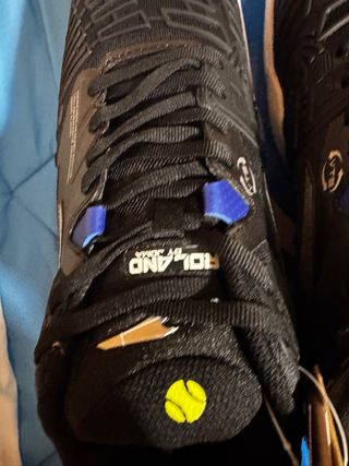 Zapatillas Joma Roland Tenis Negras Rojas