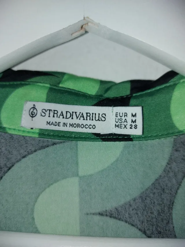 Vestido mini estampado geométrico