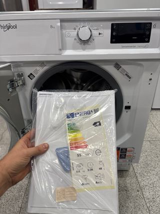 Lavadora Whirlpool 8kg Integrable