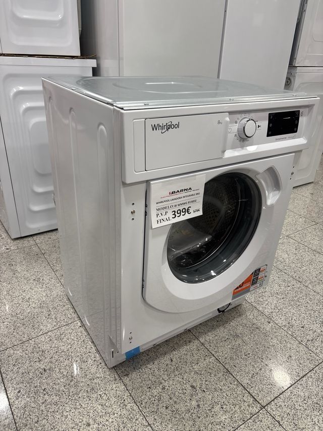 Lavadora Whirlpool 8kg Integrable