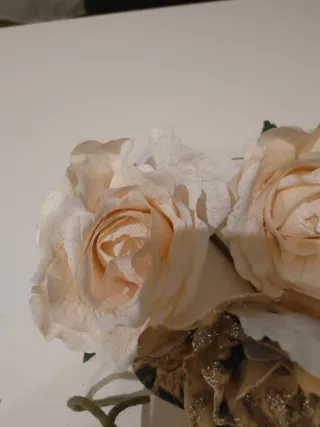 Addobbi floreali glitterati