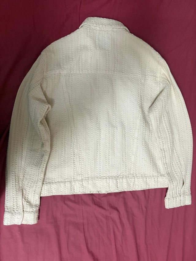 Chaqueta Pull&Bear Beige Texturizada