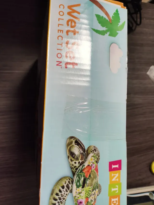 Colchoneta hinchable tortuga marina tropical