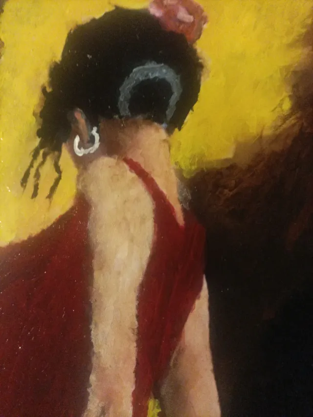 Cuadro Flamenco Acrílico