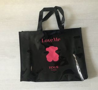 Bolso Tous Negro Rosa Nuevo