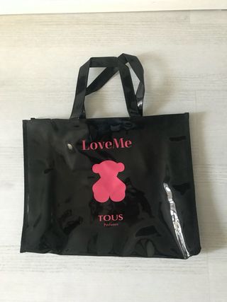 Bolso Tous Negro Rosa Nuevo