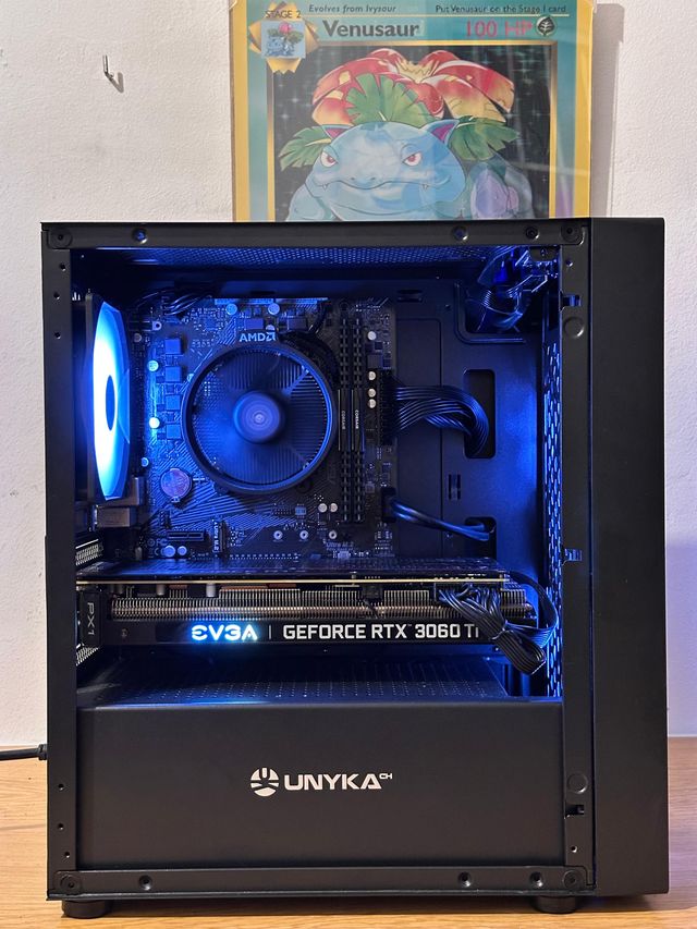 PC Gaming Ryzen 5 5500 RTX 3060 Ti 8GB EVGA