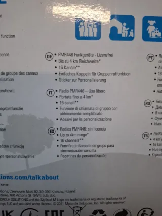Motorola T42 Walkie-Talkies (2 unidades)
