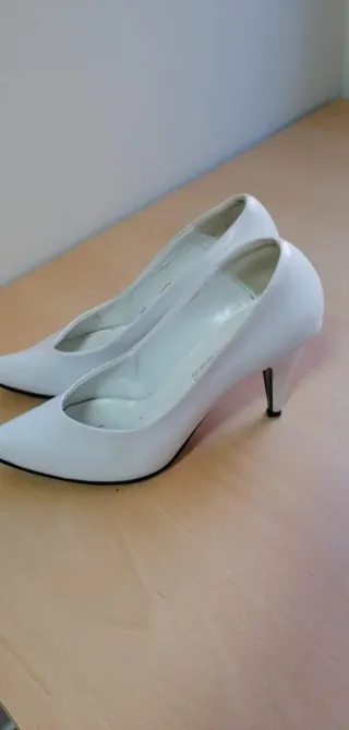Zapatos de Novia Blancos Tacon