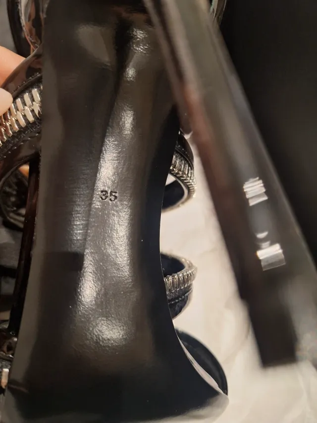 Sandalias Dolce & Gabbana Tacón Cremallera Negra