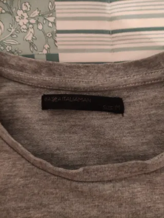 Sudadera Gris piazza Italia talla m