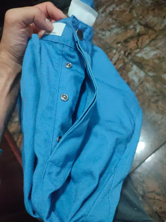 Pantalón de trabajo azul t- XXL con reflectante