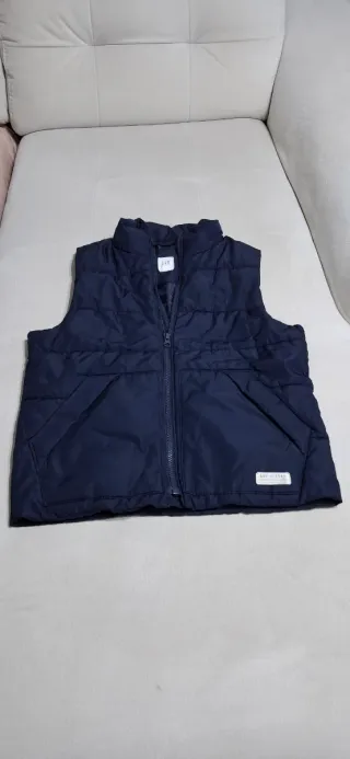 Colete acolchoado azul marinho GAP