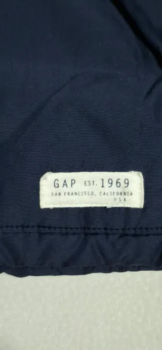 Colete acolchoado azul marinho GAP