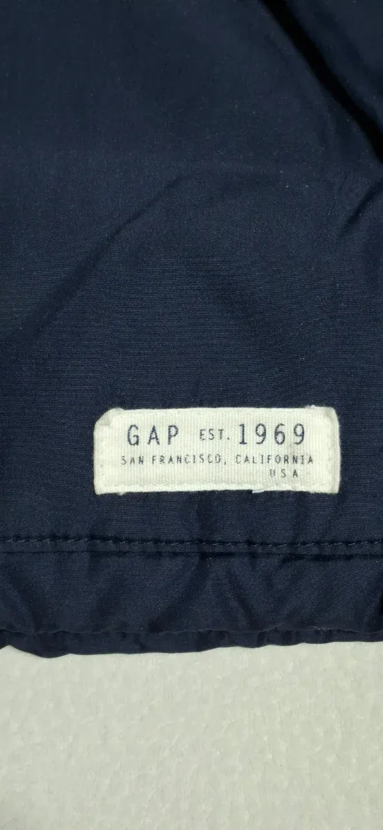 Colete acolchoado azul marinho GAP
