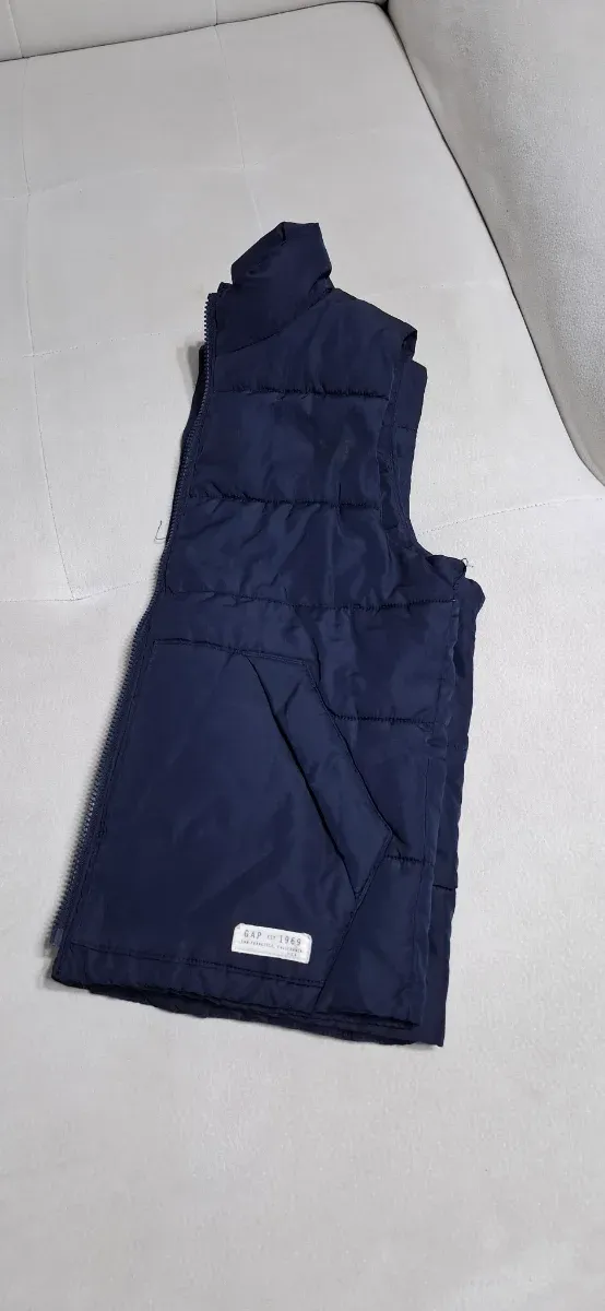 Colete acolchoado azul marinho GAP