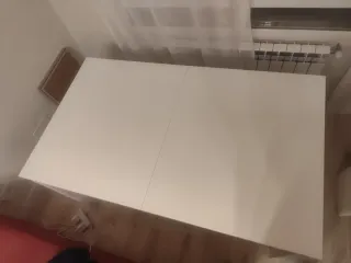 Mesa extensible IKEA BRUJSTA blanca