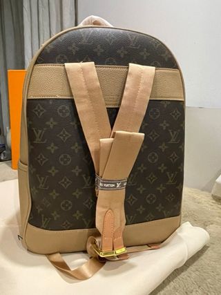 Mochila Louis Vuitton Beige y Marrón