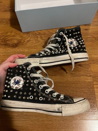 Converse All Star borchie nere